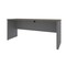 Bestar Prestige + 72W Narrow Desk Shell, Bark Grey & Slate 99612-000047 - alternate 1
